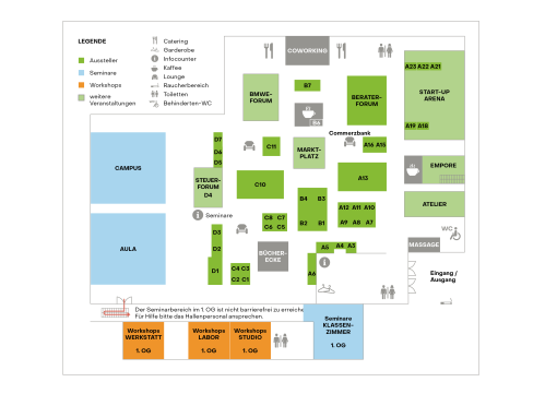 Hallenplan deGUT 2025